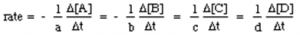 Reaction kinetics equation Reaction kinetics equation