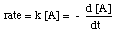 Reaction kinetics equation Reaction kinetics equation