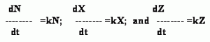 What are the Basic Conditions and Types of Bacterial Growth? bacterial growth kinetics formula